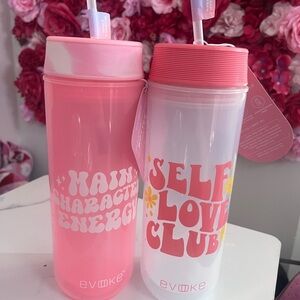 2 Evoke Water Bottles